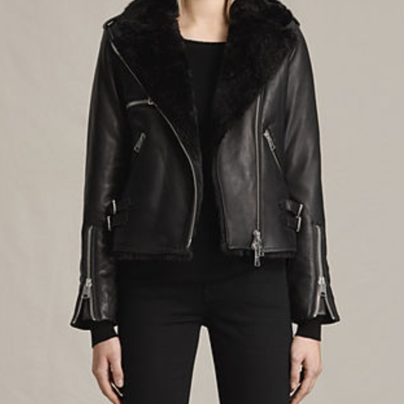 Higgens Lux Leather Biker Jacket - US 6 - Picture 8 of 8